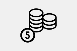 gezeichnete Geldmünzen