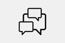 Strichzeichnung Dialogfenster